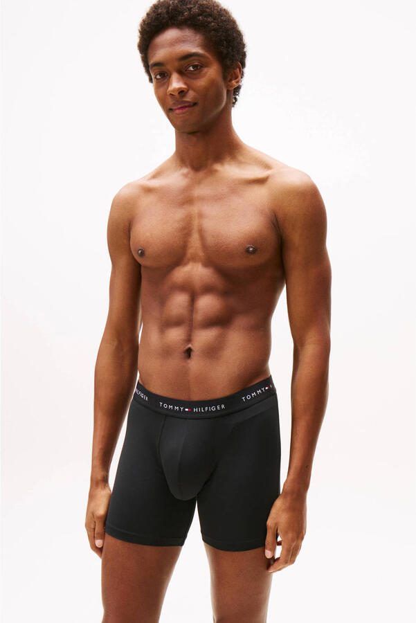 Tommy Hilfiger Regular fit boxershort met label in band in een set van3 stuks - Foto 3
