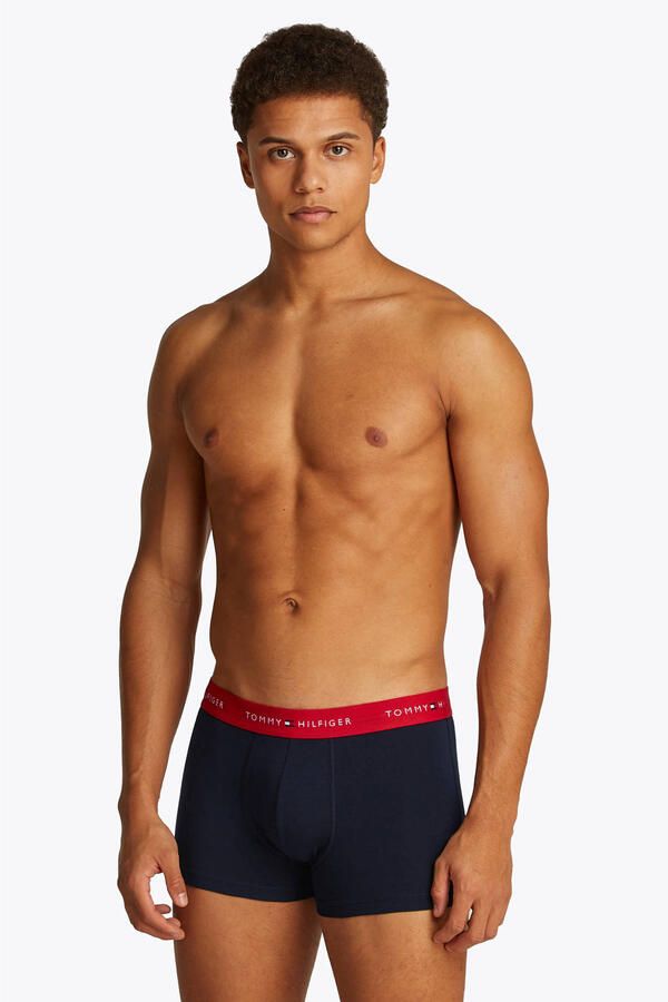 Tommy Hilfiger Underwear Trunk 3 PACK met contrasterende logo-band (3 stuks)