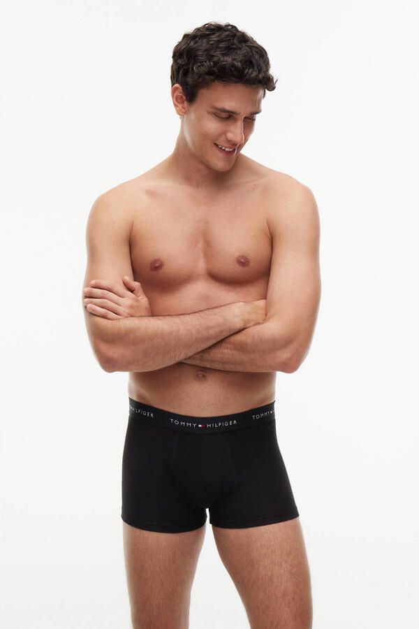Tommy Hilfiger boxershorts zwart (set van 3) - Foto 3