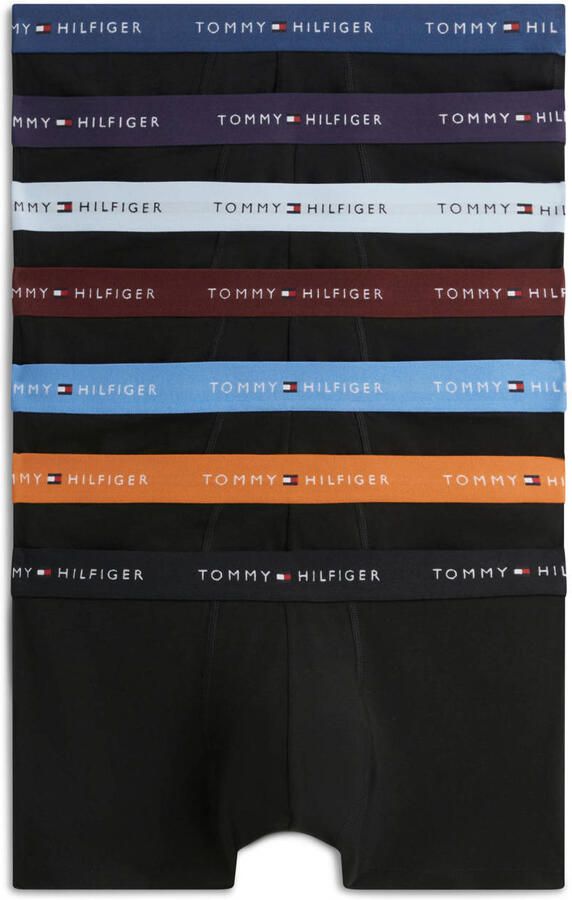 Tommy Hilfiger Repeat Logo Trunk Boxershorts Heren (7-pack)