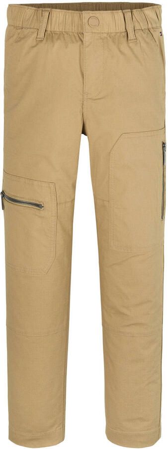 Tommy Hilfiger broek kaki Groen Jongens Katoen Effen 164 - Foto 3