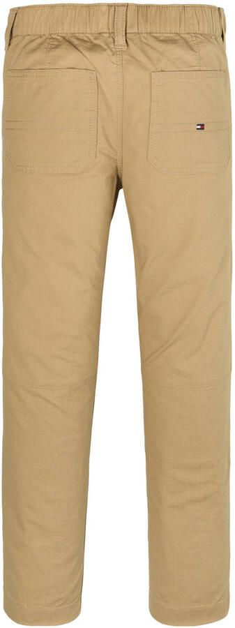 Tommy Hilfiger broek kaki Groen Jongens Katoen Effen 164