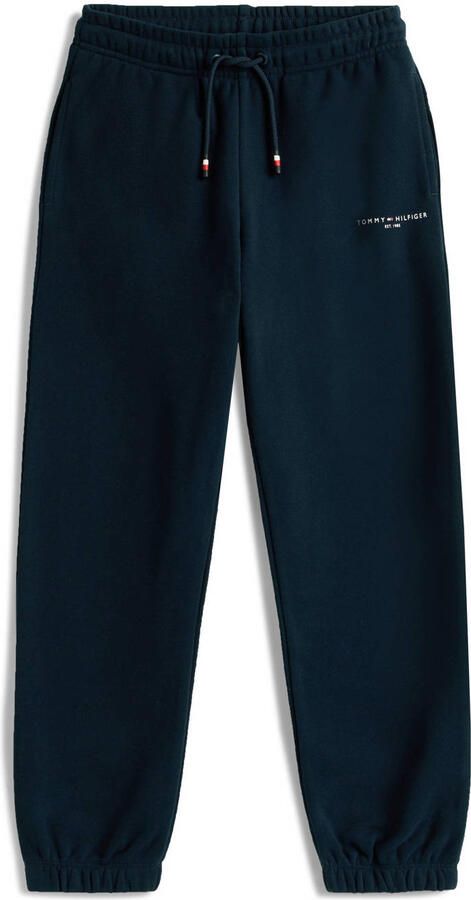 Tommy Hilfiger casual broek donkerblauw