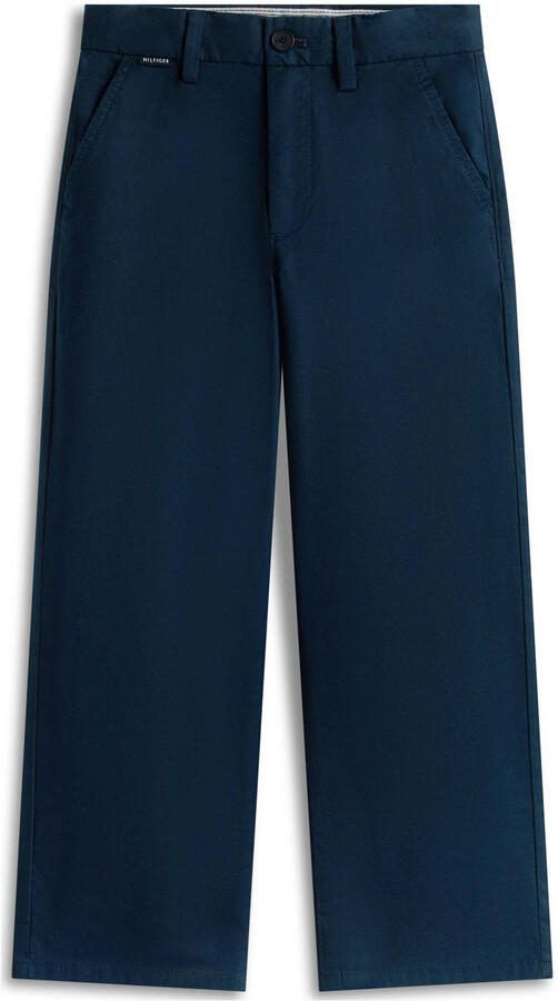 Tommy Hilfiger casual broek donkerblauw