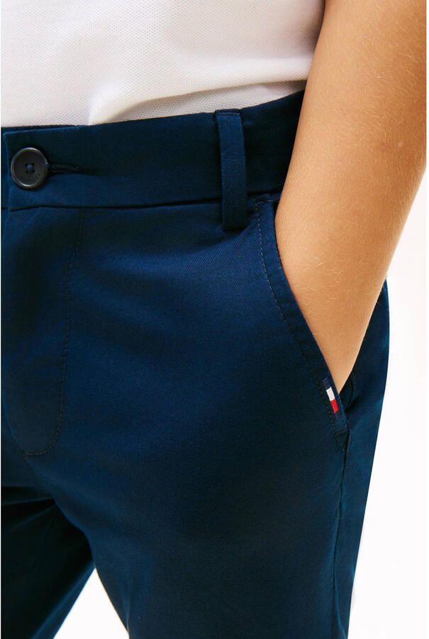 Tommy Hilfiger Teens Slim fit chino van katoenmix