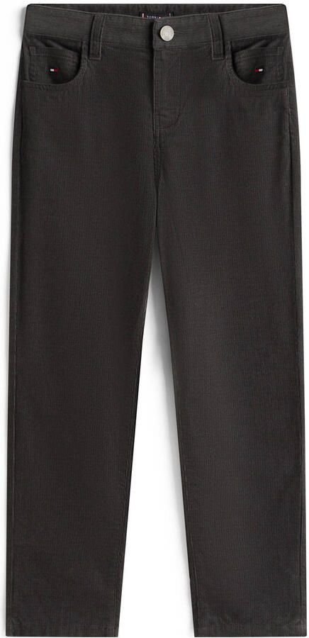 Tommy Hilfiger Teens Straight fit corduroy broek van puur katoen