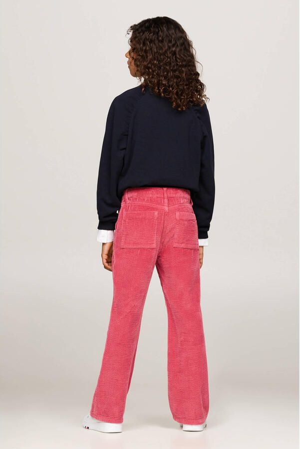 Tommy Hilfiger corduroy broek roze - Foto 3