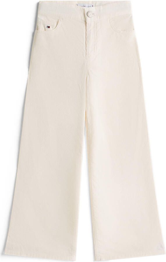 Tommy Hilfiger corduroy casual broek ecru