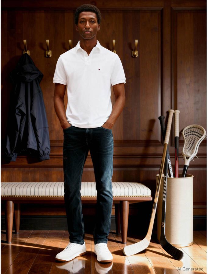 Tommy Hilfiger regular fit jeans met 5-pocketmodel model 'DENTON' - Foto 2