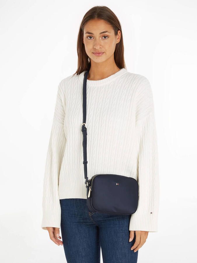 Tommy Hilfiger Schoudertas met logo-applicatie model 'POPPY'