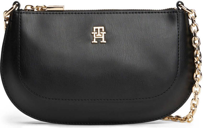 Tommy Hilfiger crossbody tas TH Glam Mini zwart