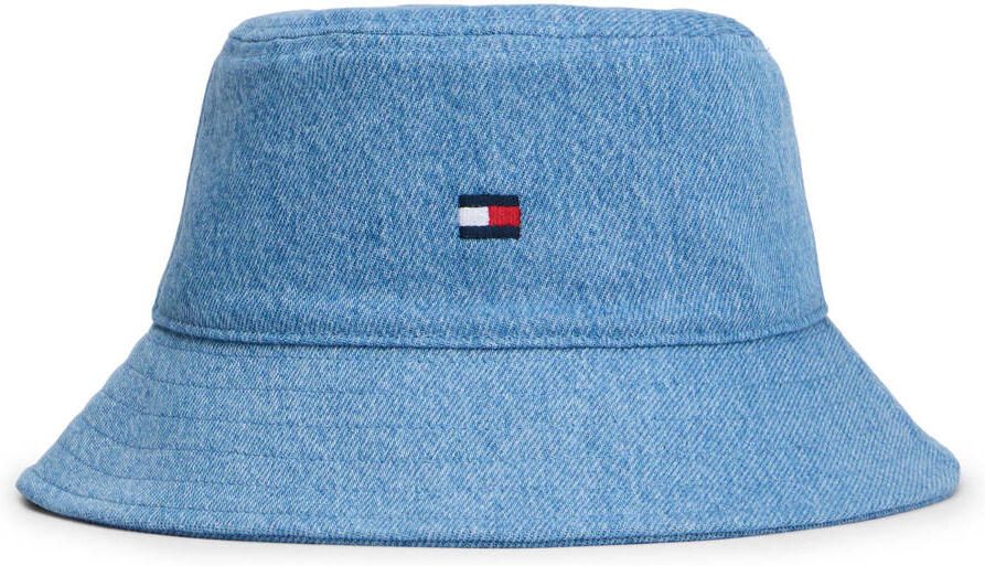 Tommy Hilfiger denim bucket hat lichtblauw