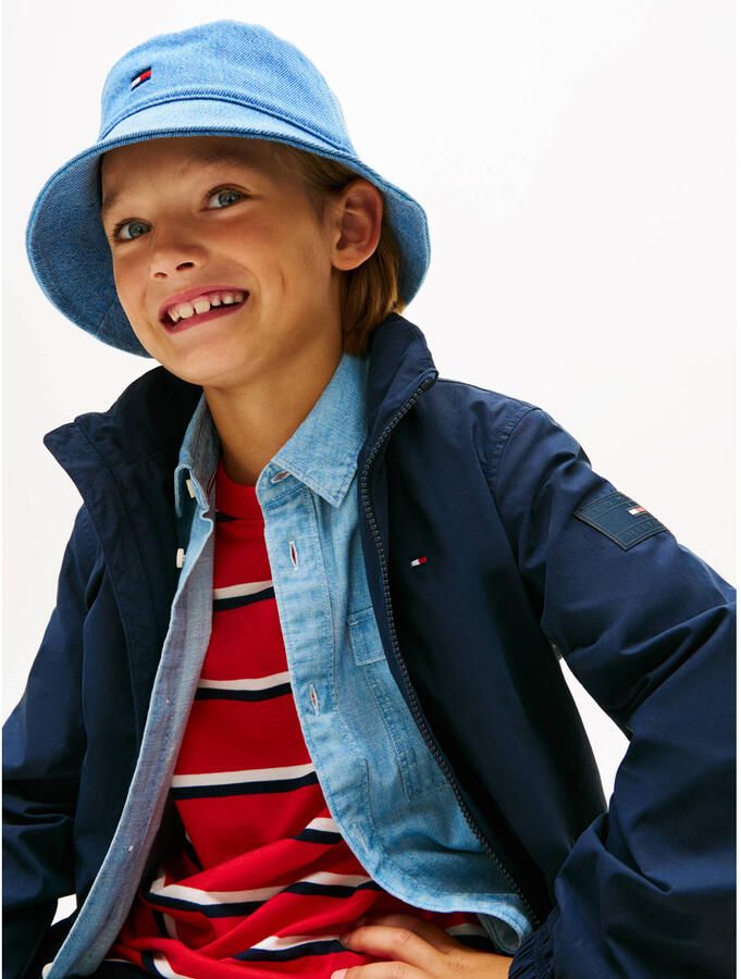 Tommy Hilfiger denim bucket hat lichtblauw - Foto 3