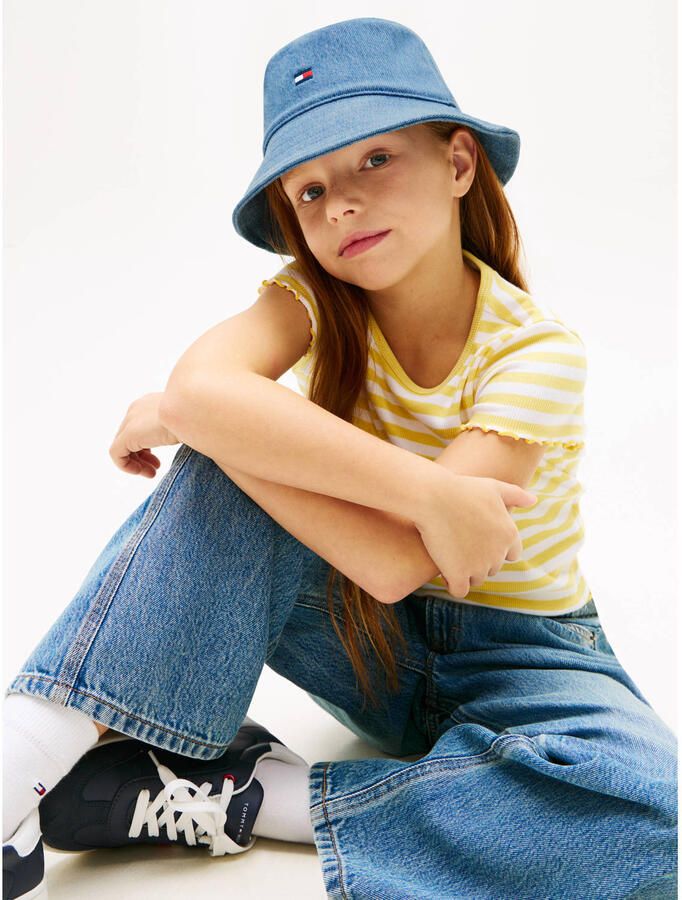 Tommy Hilfiger denim bucket hat lichtblauw - Foto 2