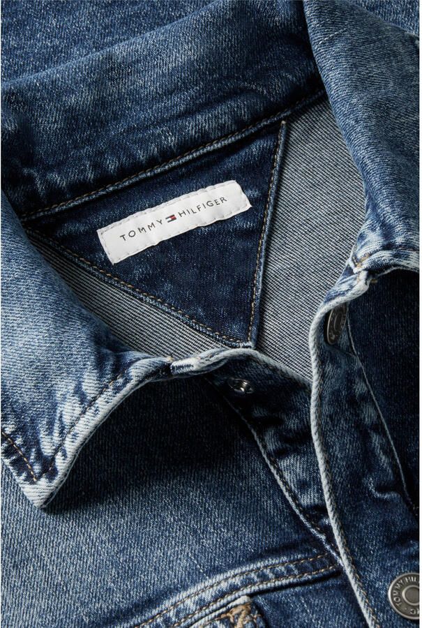 Tommy Hilfiger denim overhemd middelblauw - Foto 2
