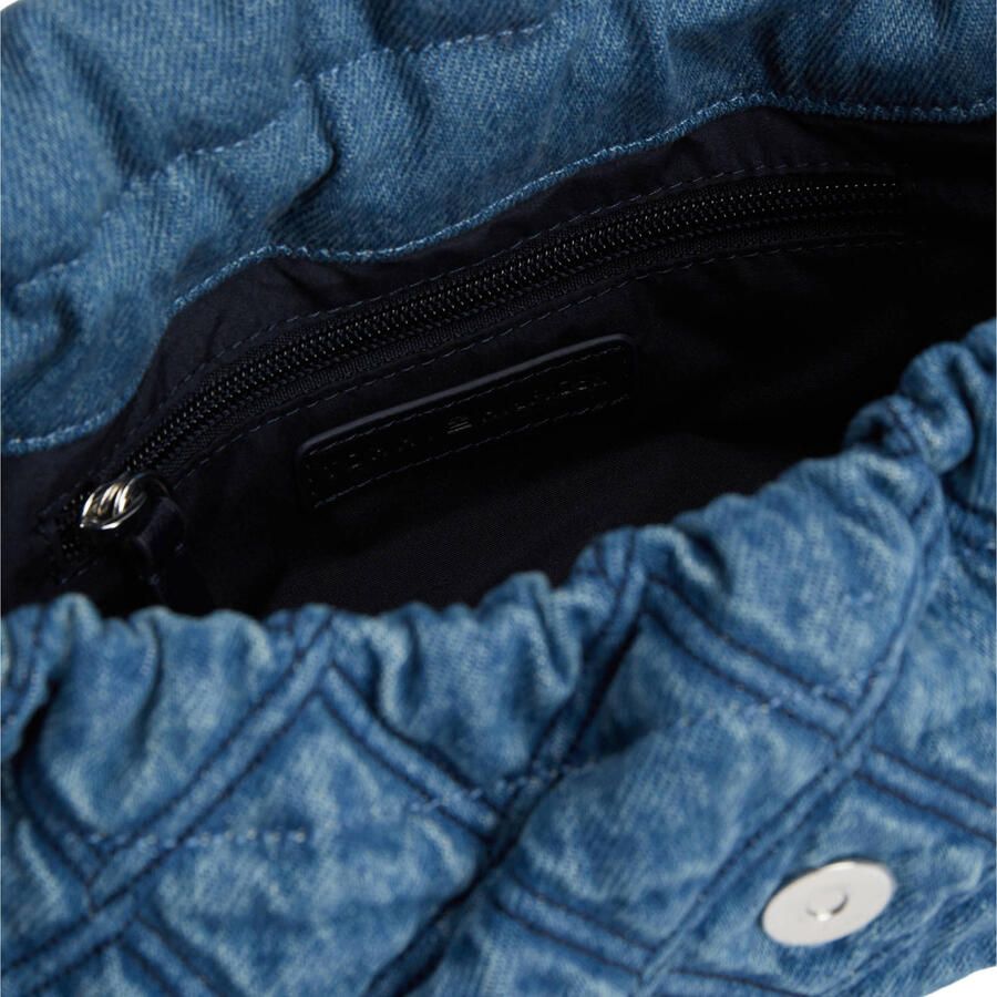 Tommy Hilfiger denim schoudertas TH Feminine blauw - Foto 2