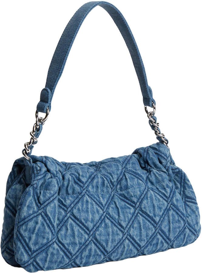 Tommy Hilfiger denim schoudertas TH Feminine blauw - Foto 3