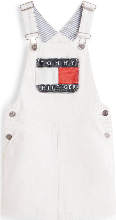 Tommy Hilfiger denim spijkerjurk wit