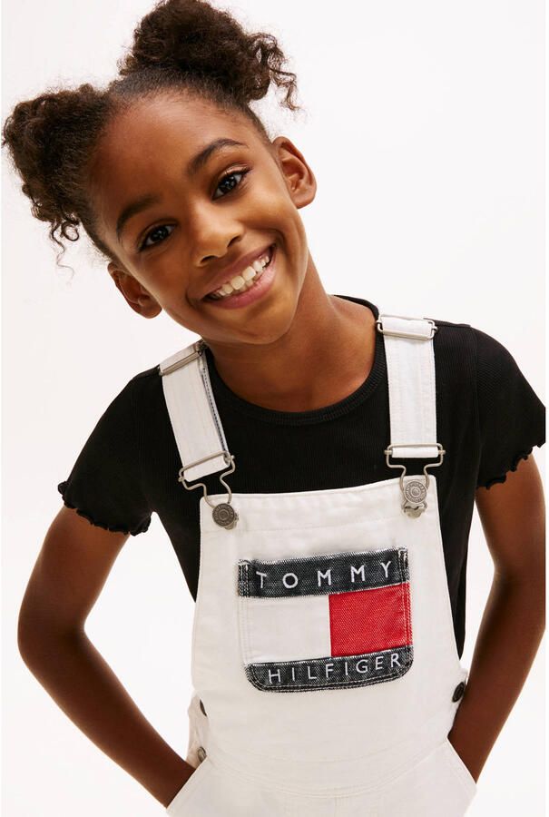 Tommy Hilfiger denim spijkerjurk wit - Foto 2