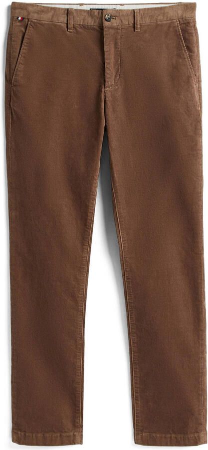 Tommy Hilfiger Straight leg coduroy broek van katoenmix model 'DENTON' - Foto 7