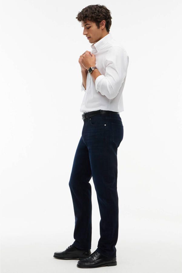 Tommy Hilfiger straight fit jeans van katoenmix model 'DENTON SLIM' - Foto 3
