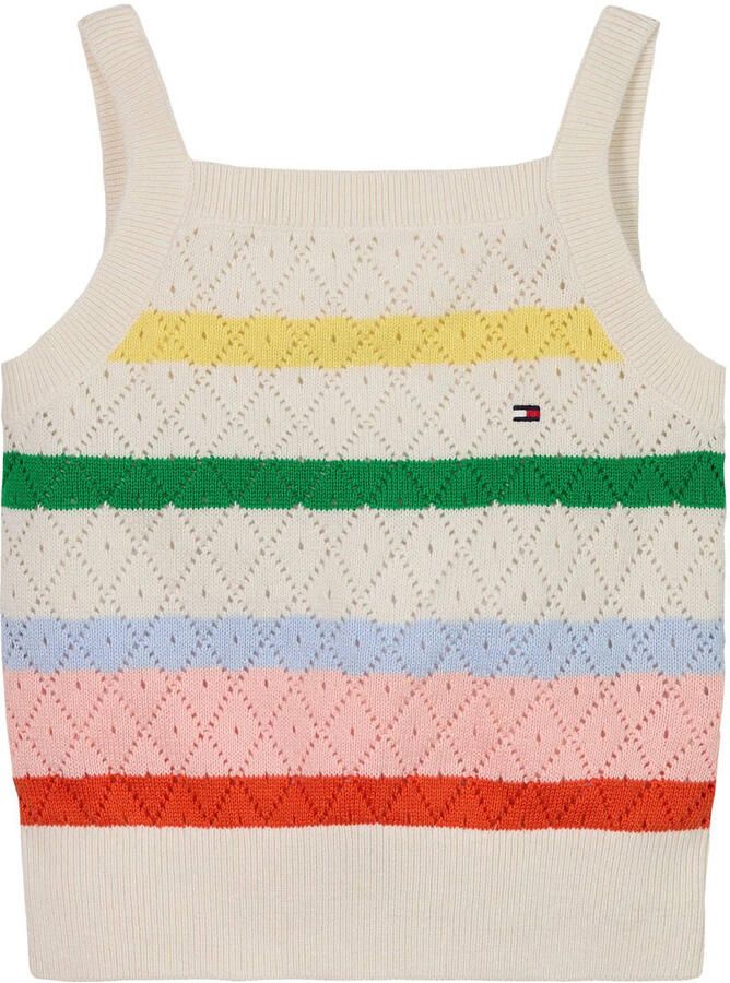Tommy Hilfiger ecru crochet
