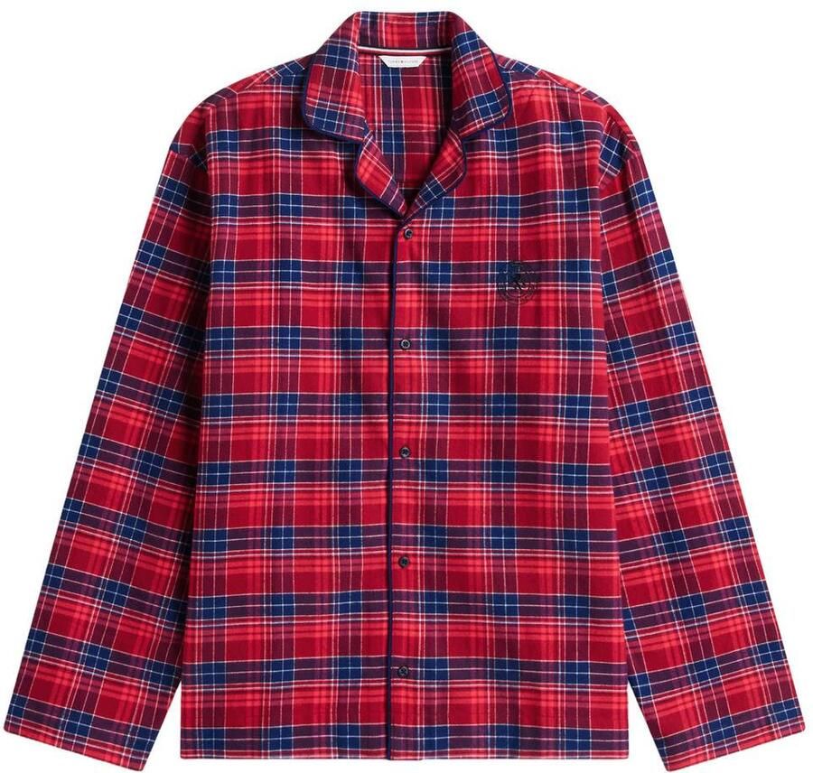 Tommy Hilfiger flanel pyjama set rood blauw
