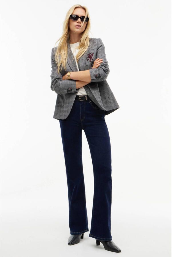 Tommy Hilfiger High waist bootcut-jeans met logodetail