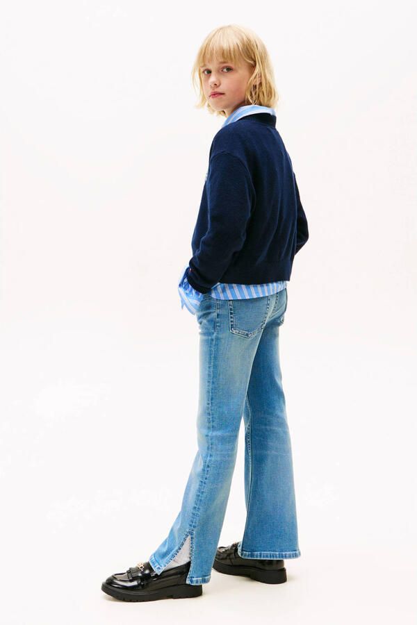 Tommy Hilfiger Teens Flared jeans van katoenmix - Foto 3
