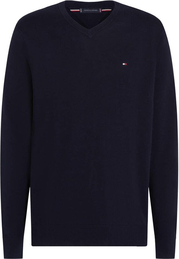 Tommy Hilfiger Sweater Essential Cotton V Neck