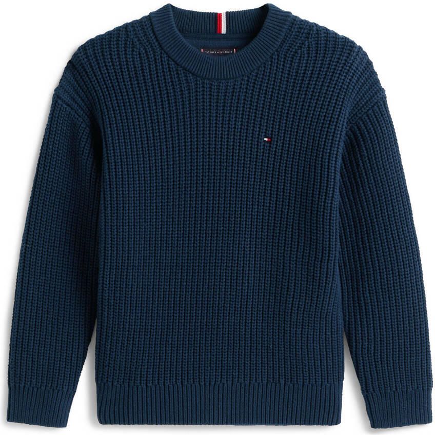 Tommy Hilfiger Kids Regular fit gebreide pullover van katoenmix - Foto 3