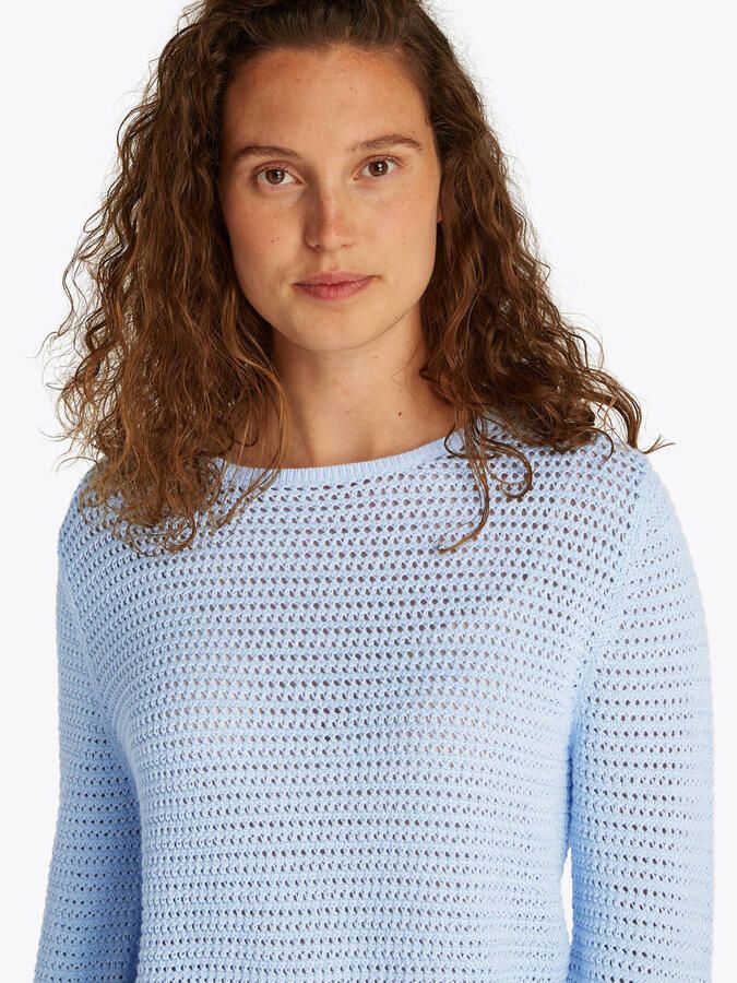 Tommy Hilfiger Regular fit pullover van katoenmix