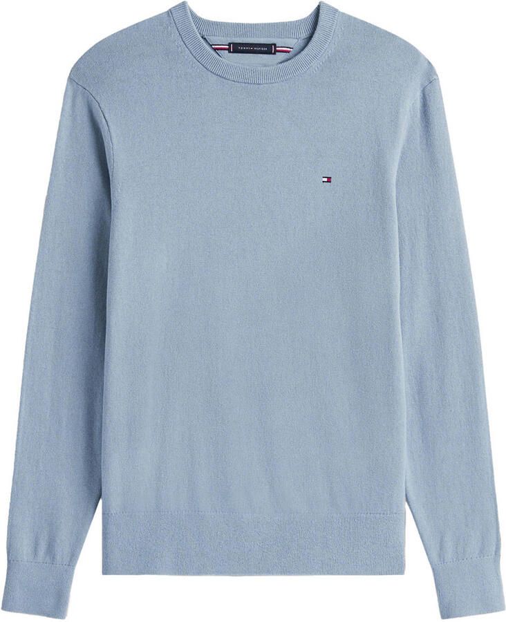 Tommy Hilfiger Regular fit gebreide pullover van een mix van katoen en kasjmier - Foto 3