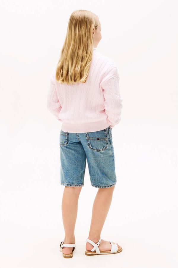 Tommy Hilfiger Gebreide trui CABLE SWEATER voor kinderen tot 16 jaar met kabelpatroon