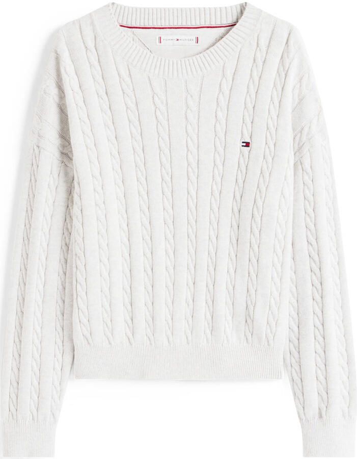 Tommy Hilfiger gebreide trui met kabels - Foto 3