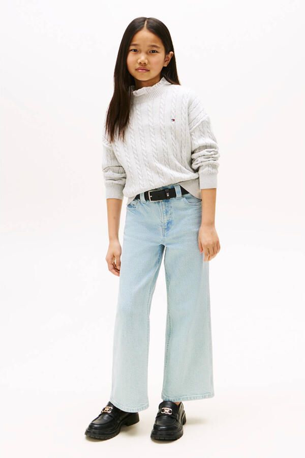 Tommy Hilfiger gebreide trui met kabels - Foto 2