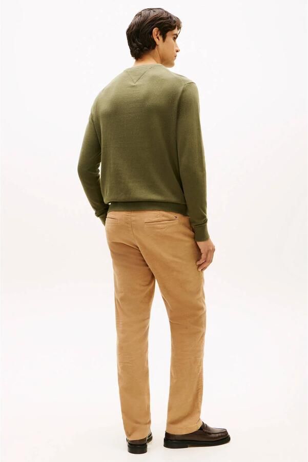 Tommy Hilfiger gebreide trui met kasjmier huntsman green - Foto 3