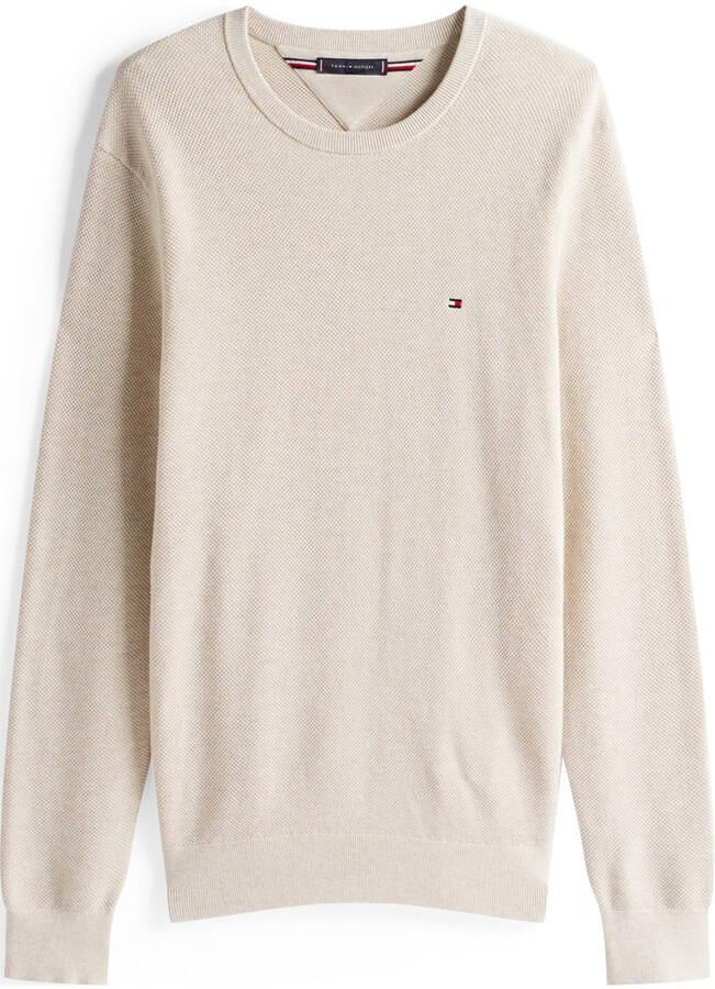 TOMMY HILFIGER Heren Truien & Vesten Essential Structure Crew Neck Beige - Foto 7