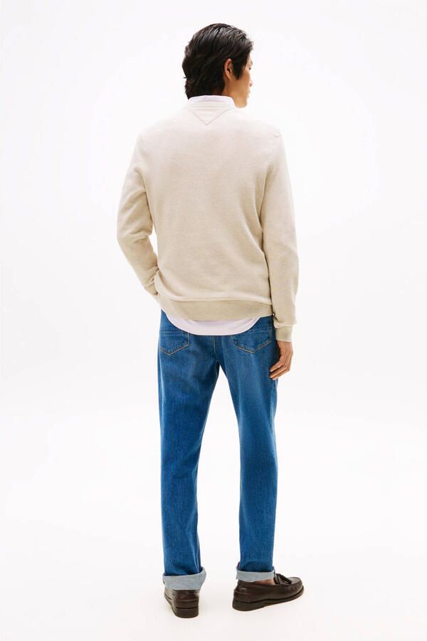 TOMMY HILFIGER Heren Truien & Vesten Essential Structure Crew Neck Beige - Foto 5