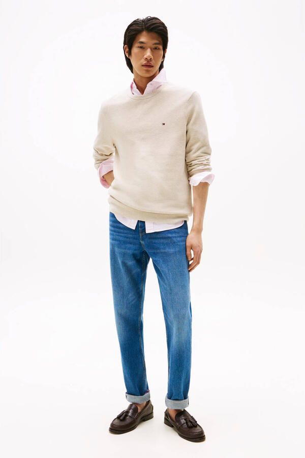 TOMMY HILFIGER Heren Truien & Vesten Essential Structure Crew Neck Beige - Foto 6