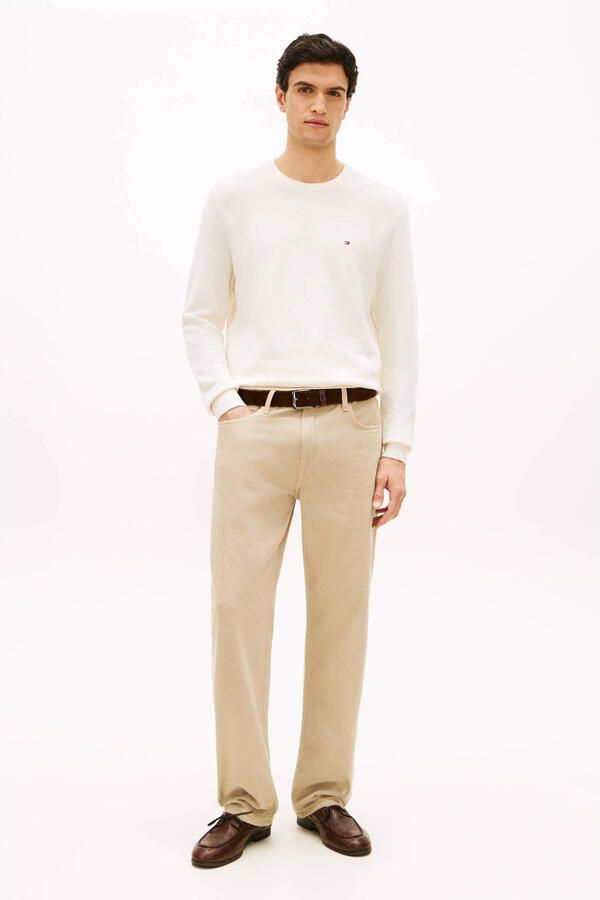 Tommy Hilfiger Trui met ronde hals ESSENTIAL STRUCTURE CREW NECK met structuur en label - Foto 5