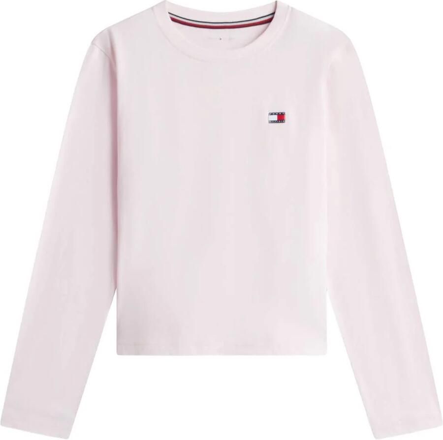 Tommy Hilfiger geruite pyjama roze donkerrood Meisjes Katoen Ronde hals - Foto 2