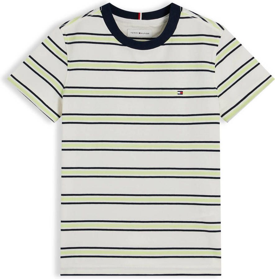 Tommy Hilfiger gestreept T-shirt ecru