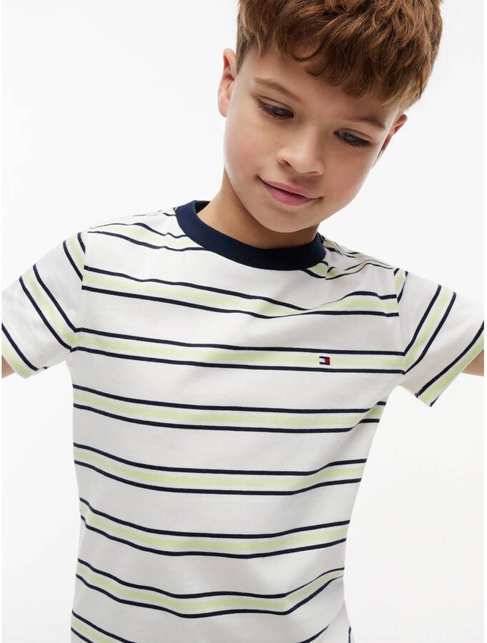 Tommy Hilfiger gestreept T-shirt ecru - Foto 2