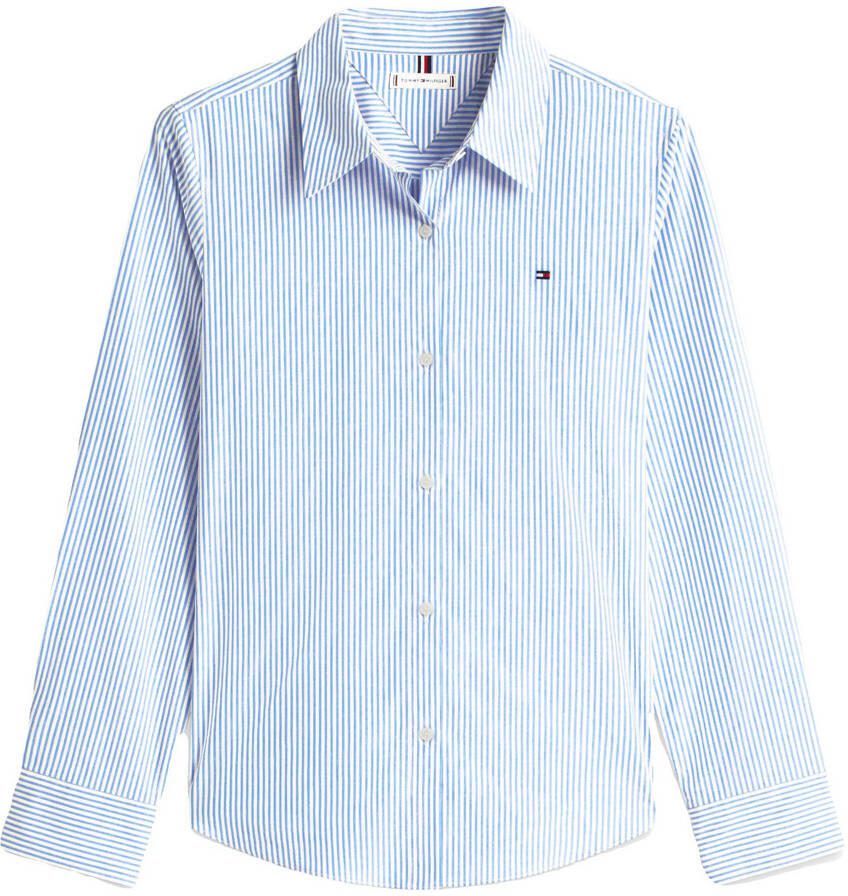 TOMMY HILFIGER Dames Blouses Ess Poplin Regular Shirt Lichtblauw - Foto 5