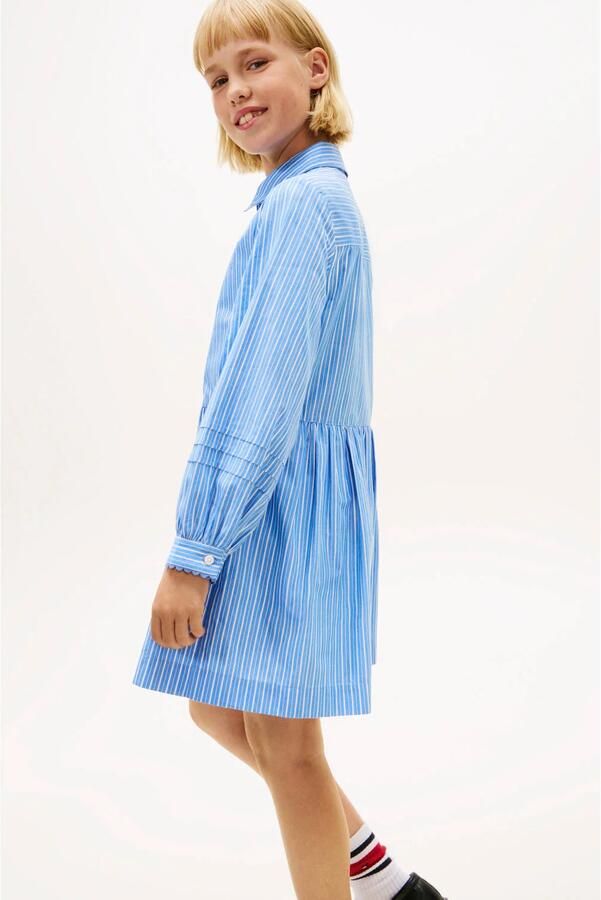 Tommy Hilfiger gestreepte blousejurk blauw - Foto 2
