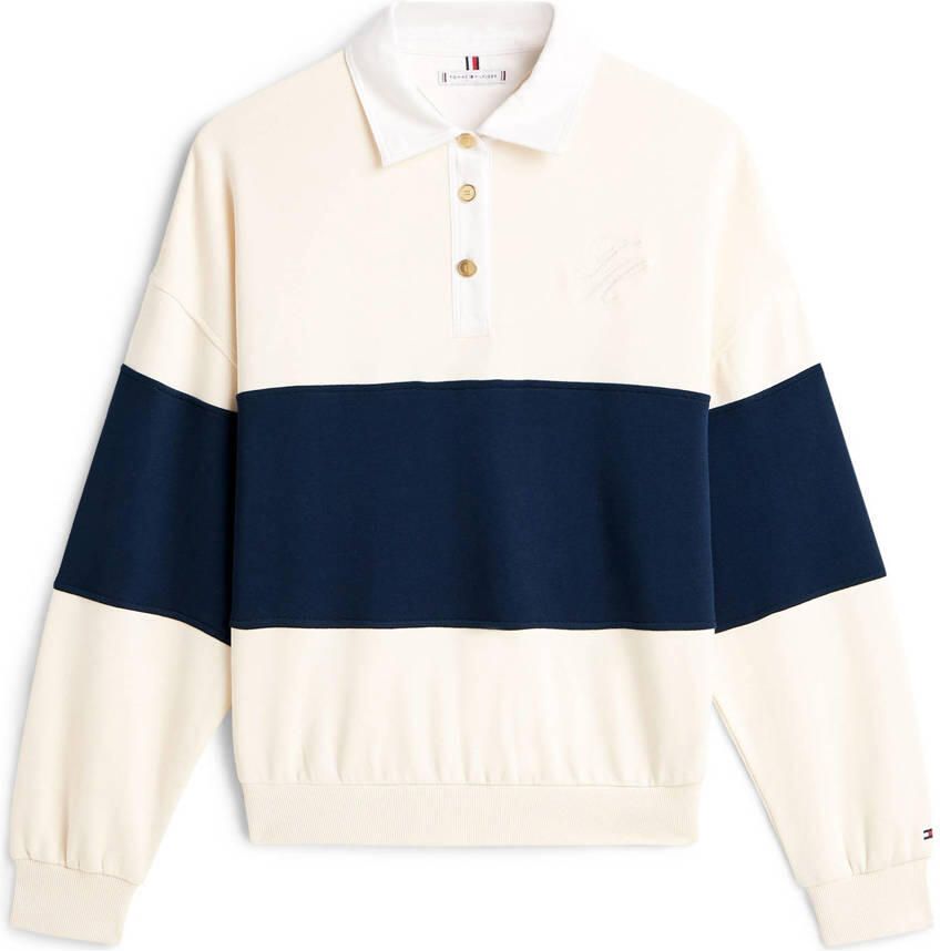 Tommy Hilfiger Relaxed fit sweatshirt van katoenmix