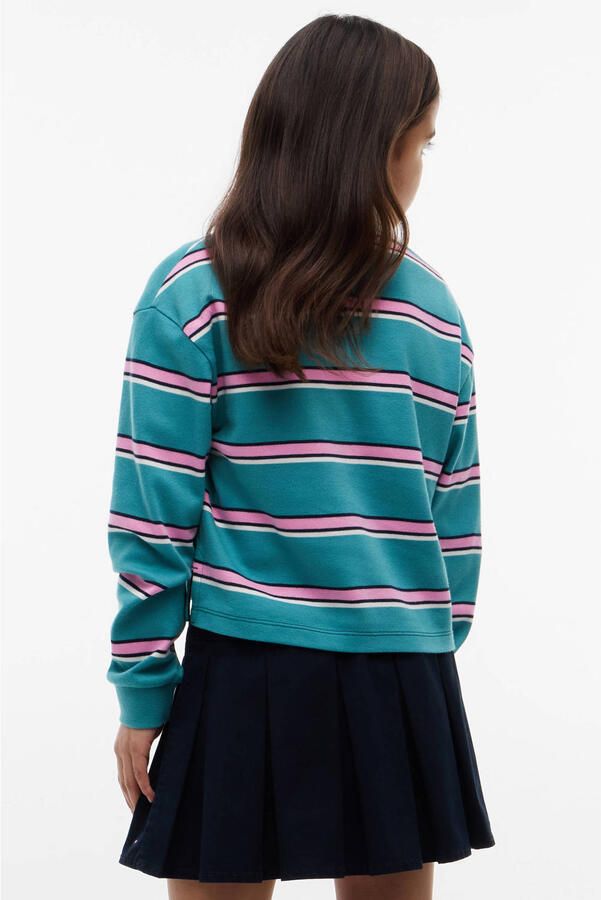 Tommy Hilfiger gestreepte polo groen - Foto 2