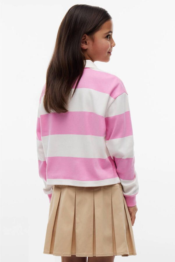 Tommy Hilfiger gestreepte polo roze - Foto 3