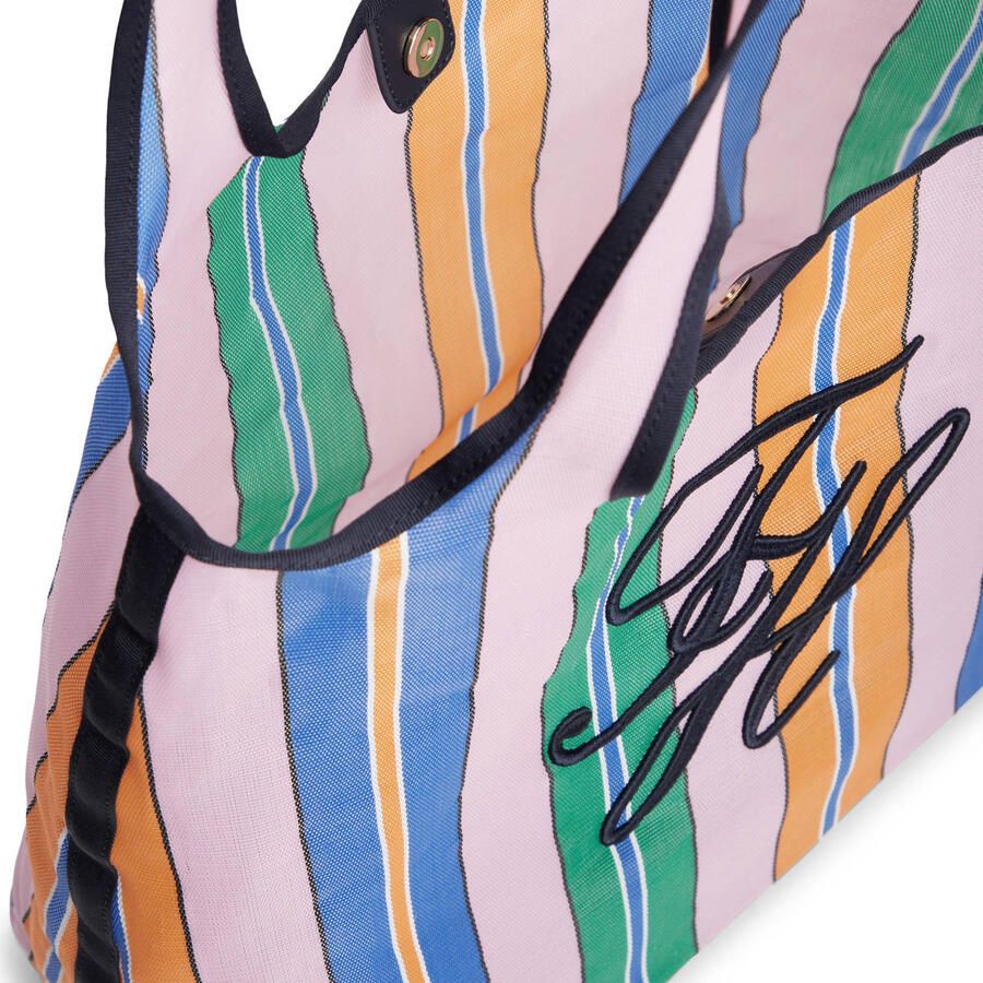 Tommy Hilfiger gestreepte shopper TH Summer multi - Foto 3